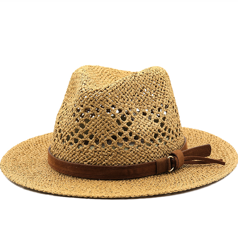 Cowboy Hat Straw - Sombrero de paja de rafia hueco
