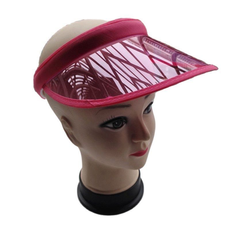 Baseball Cap Structured - Visera transparente de plástico PVC para