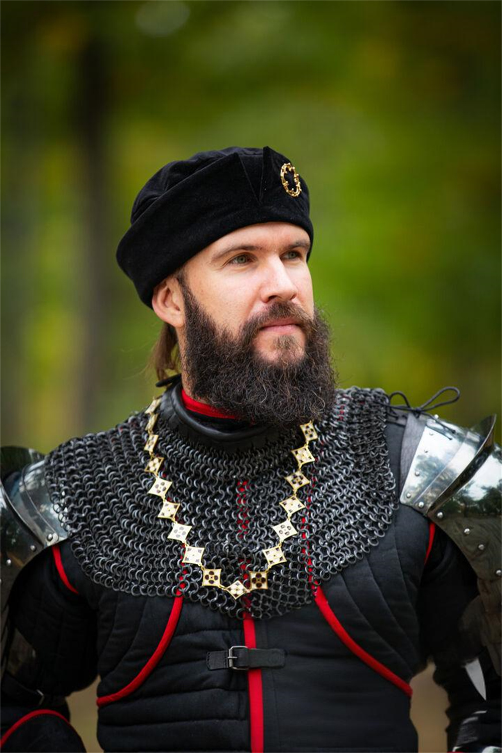 Snapback Hat Flat - Gorro plano Tudor Medieval, disfraz Noble