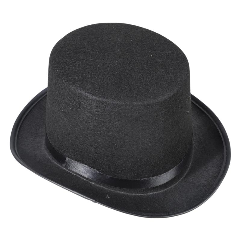 Fedora Hat Wool - Sombrero de copa Retro disfraz de