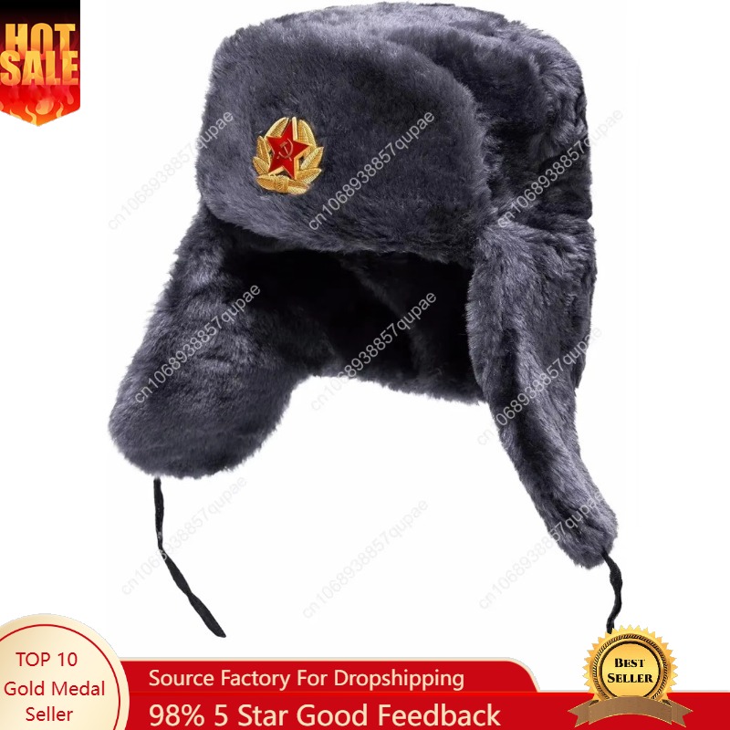 Winter Trapper Hat - Gorro Ruso de Piel BELEON Ushanka