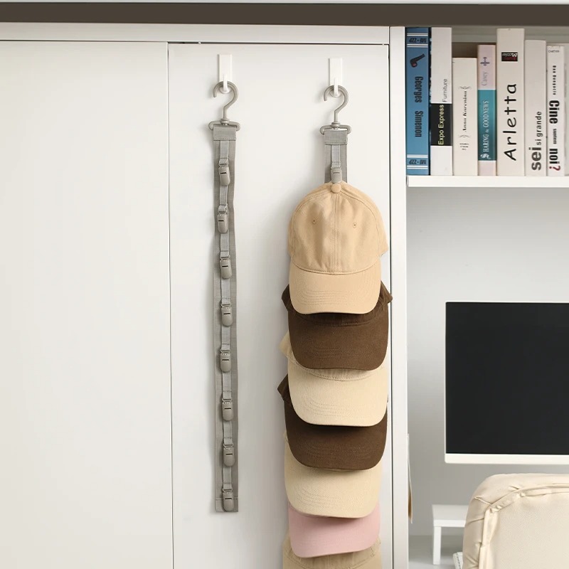 Baseball Cap Structured - Estante para sombreros de armario, cuerda
