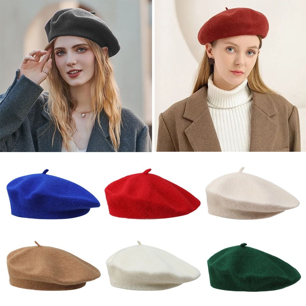 Beret French Wool - Gorro de uniforme Unisex, gorro de