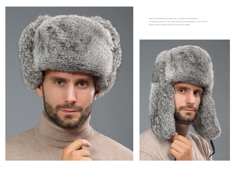 Cálido gorro ruso Ushanka con  - Winter Trapper Hat reseña y precio
