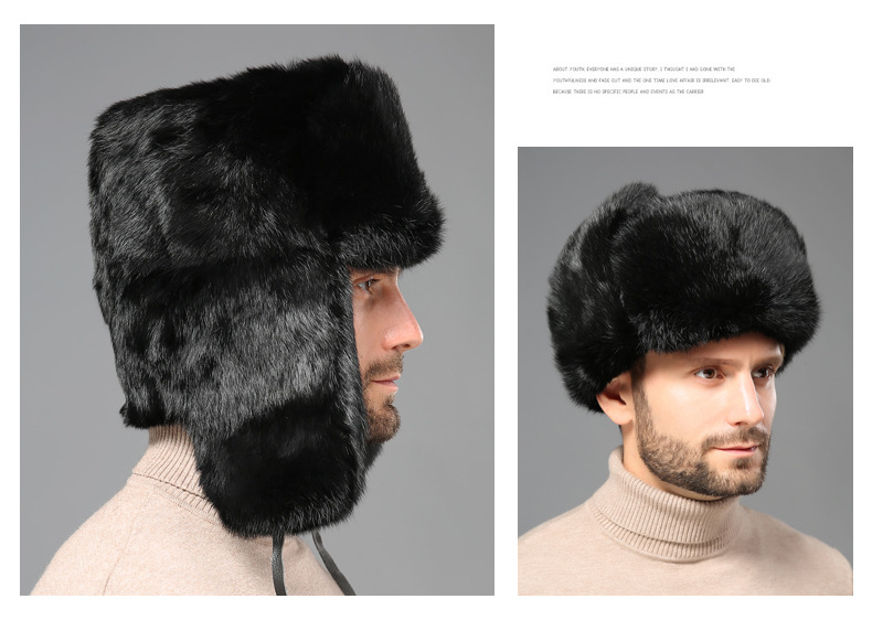 Cálido gorro ruso Ushanka con  - Winter Trapper Hat reseña y precio