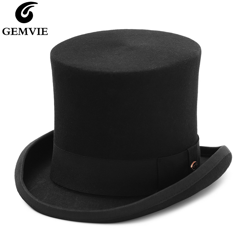 GEMVIE, sombrero de fieltro de - Fedora Hat Wool reseña y precio