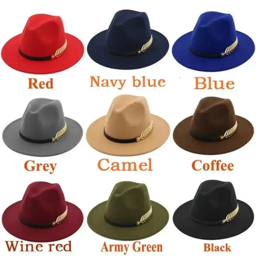 Moda Simple ocasión Formal par - Fedora Hat Wool reseña y precio