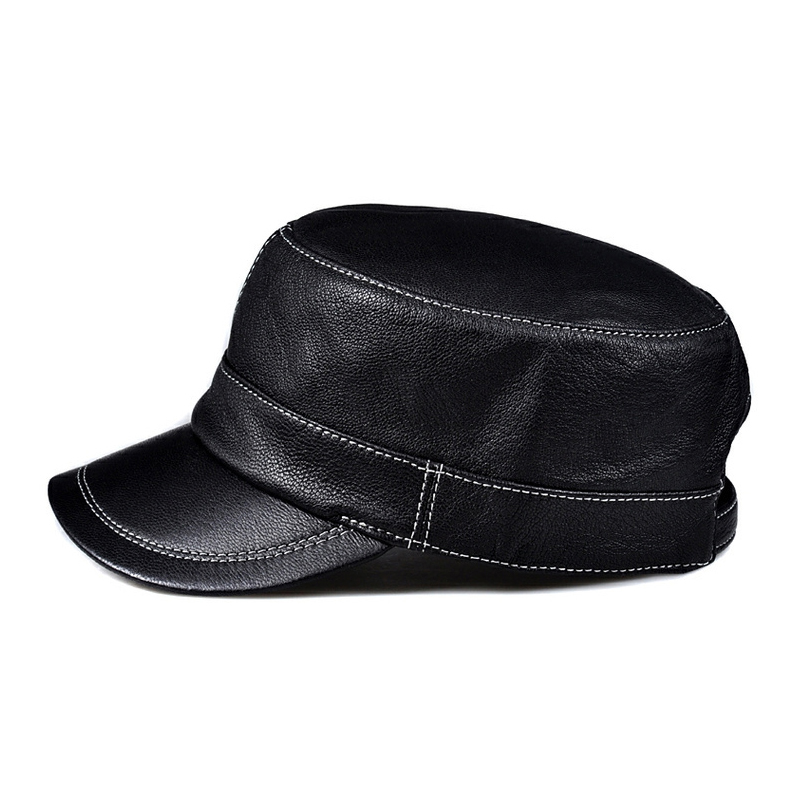 Sombrero de copa plano de cuer - Baseball Cap Structured reseña y precio