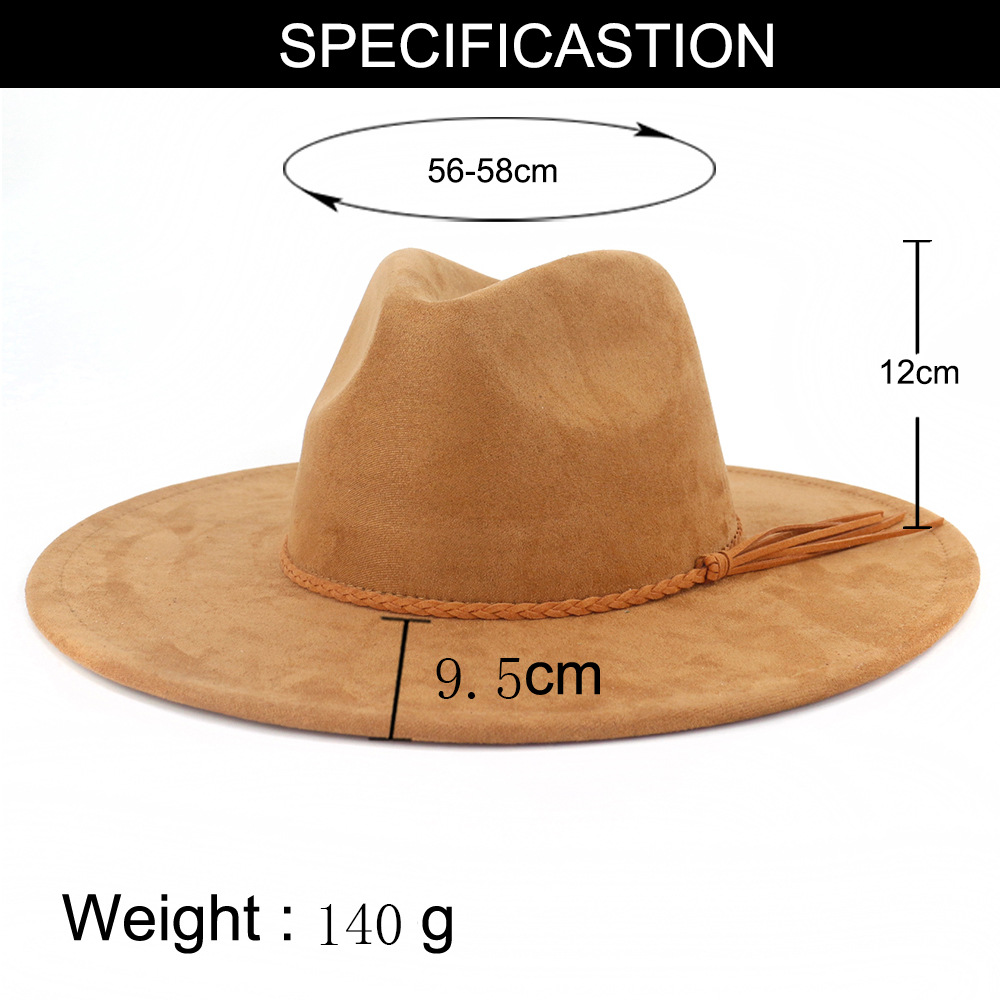 Sombrero de gamuza vegana con  - Fedora Hat Wool reseña y precio