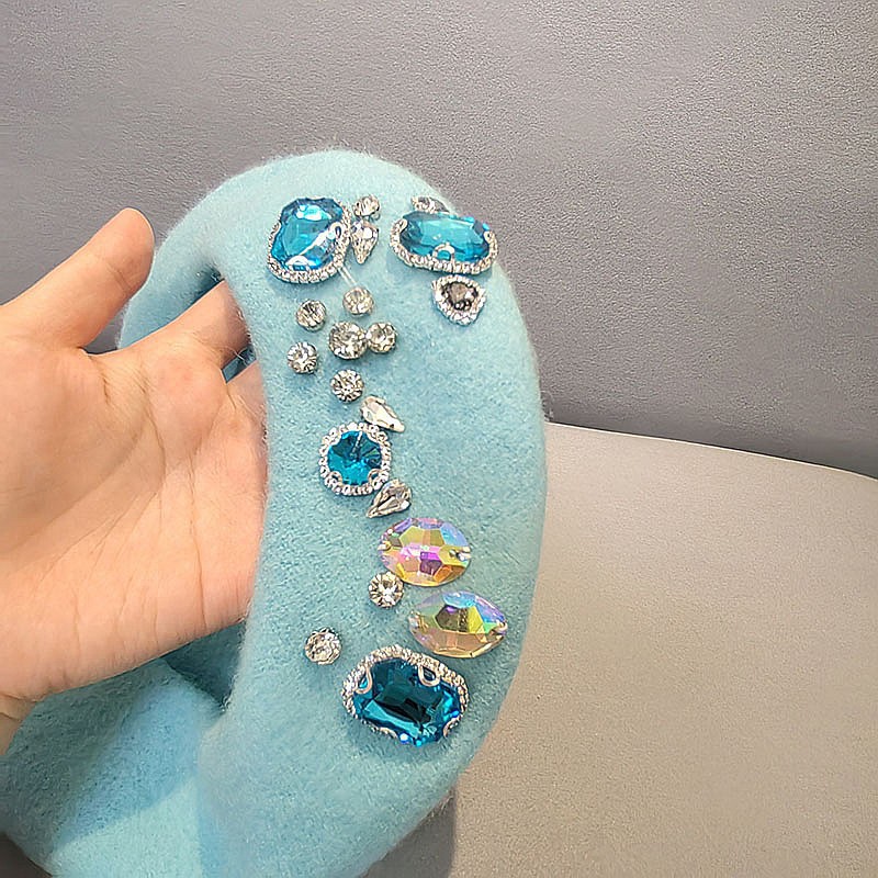 Boina francesa con decoración  - Beret French Wool reseña y precio