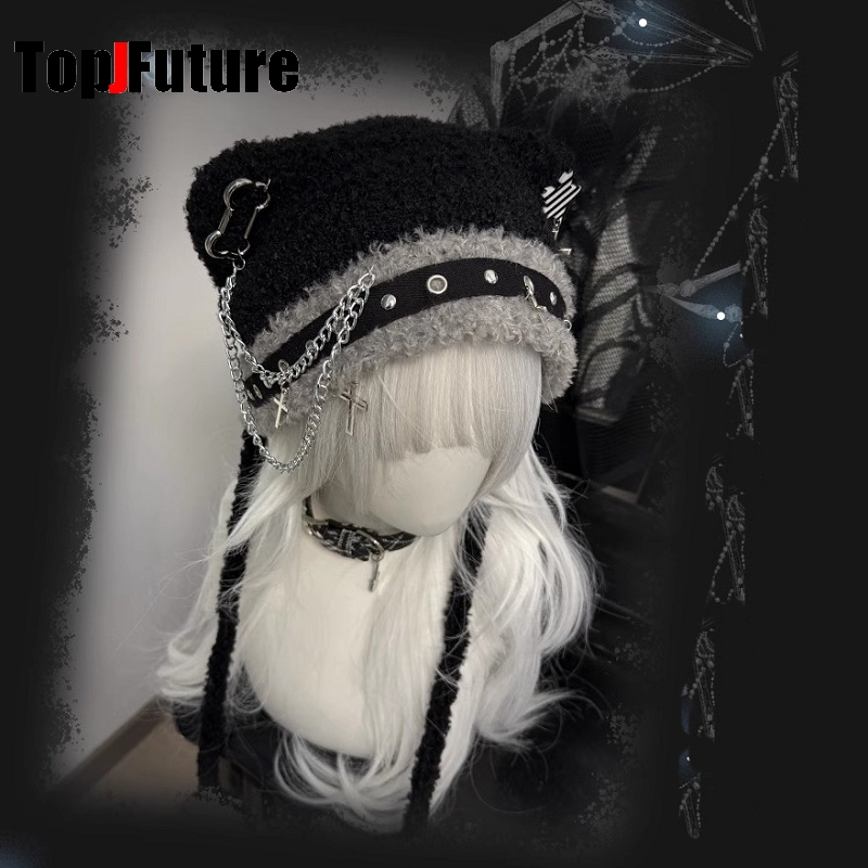 Gorro de punto gótico japonés  - Winter Trapper Hat reseña y precio