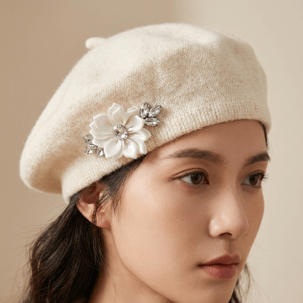 Boina de Lana de Color Sólido  - Beret French Wool reseña y precio