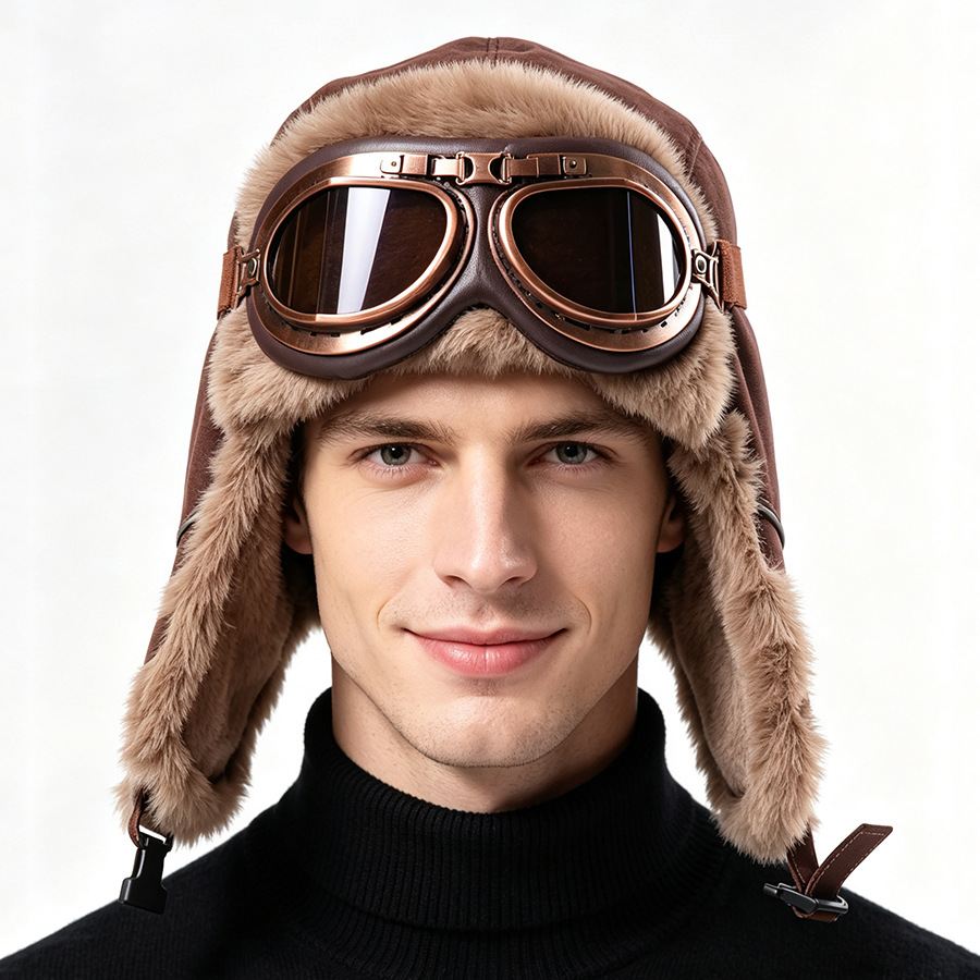 Gorro de aviador vintage con g - Winter Trapper Hat reseña y precio